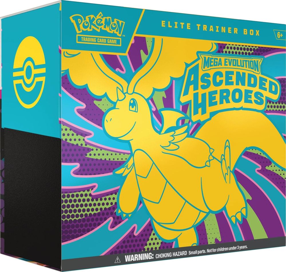Ascended Heroes Elite Trainer Box sealed product packaging