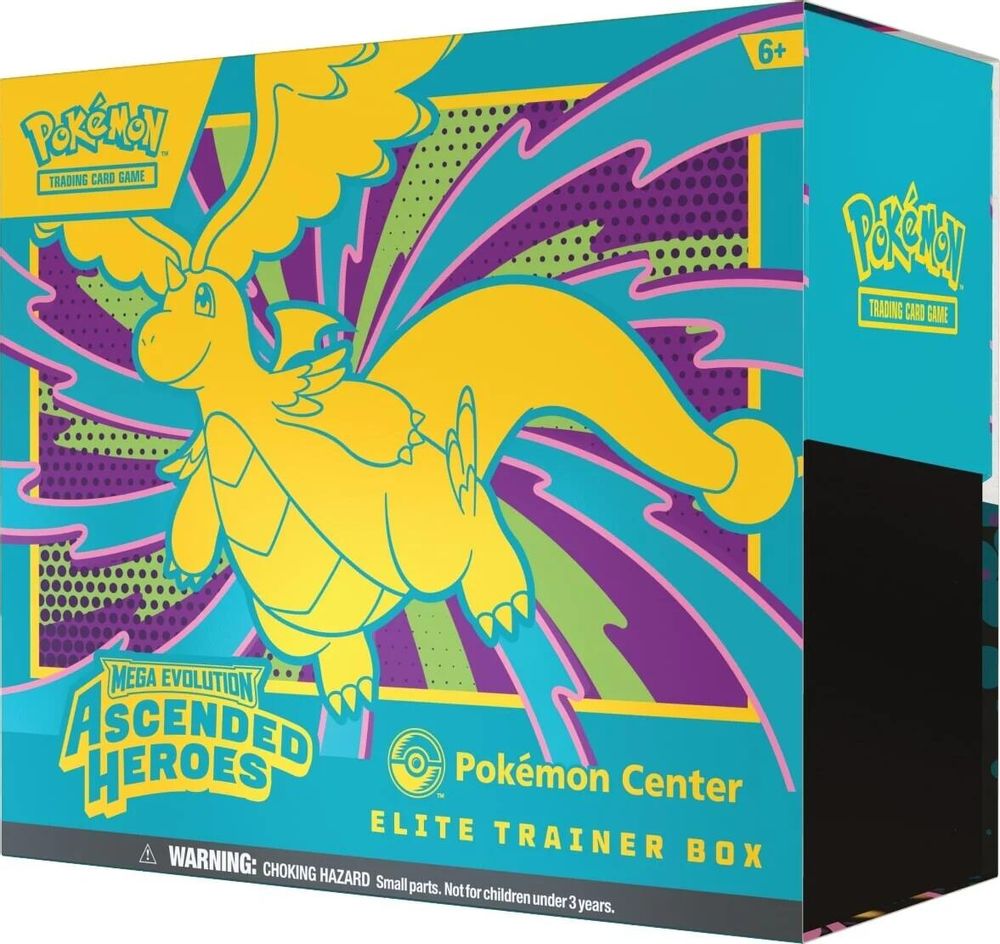 Ascended Heroes Pokémon Center Elite Trainer Box sealed product packaging