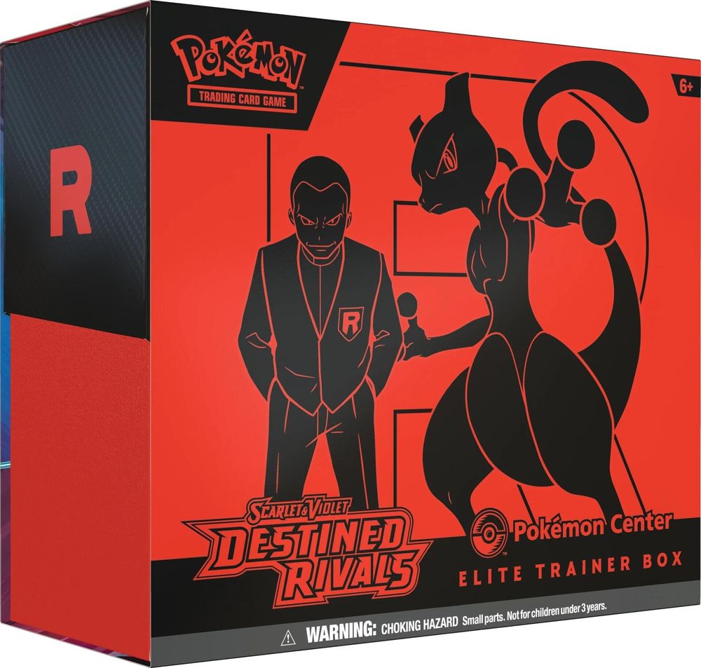 Destined Rivals Pokémon Center Elite Trainer Box sealed product packaging