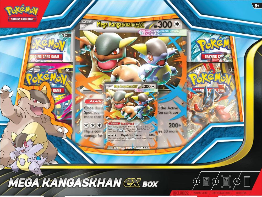 Mega Kangaskhan ex Box sealed product packaging