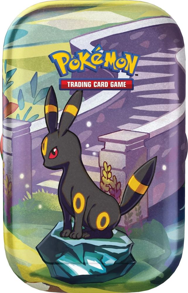 Prismatic Evolutions Mini Tin sealed product packaging