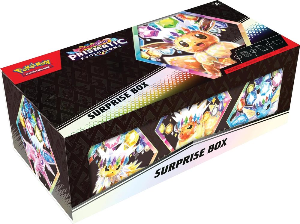 Prismatic Evolutions Surprise Box sealed product packaging