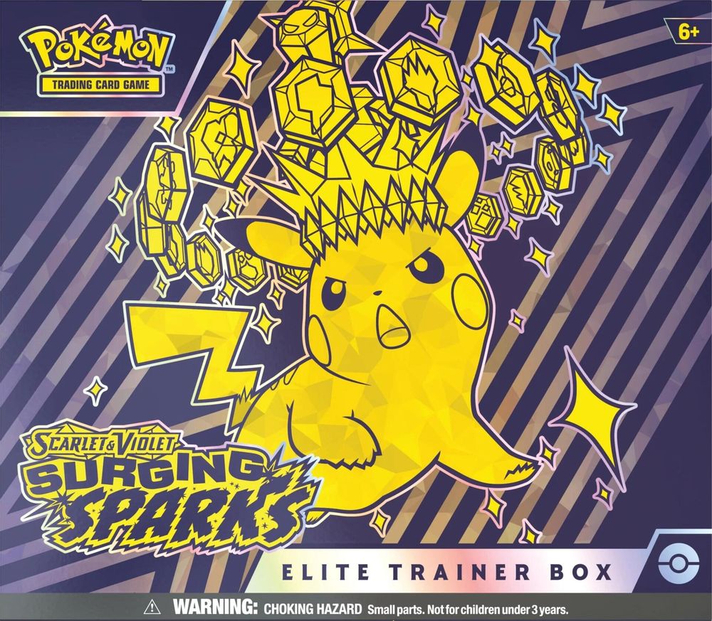 Surging Sparks Elite Trainer Box sealed product packaging